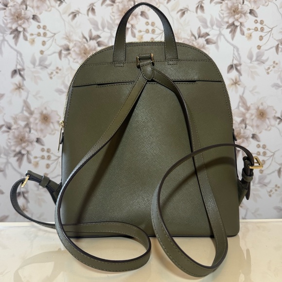 Michael Kors Olive Backpack, rare find, sold out everywhere. NWOT - Picture 4 of 9